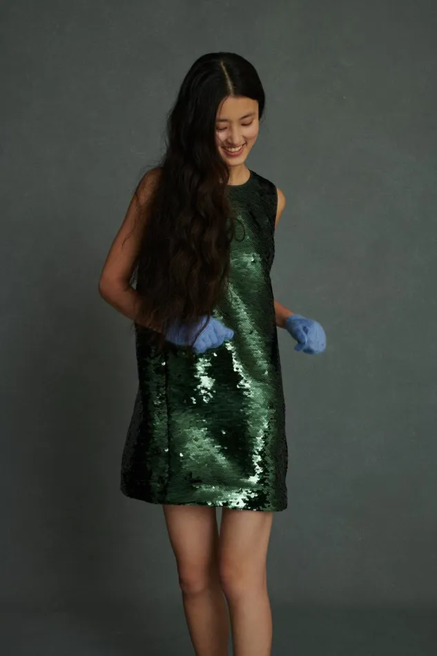 Women VEDETTE DRESS Green Soeur Dresses