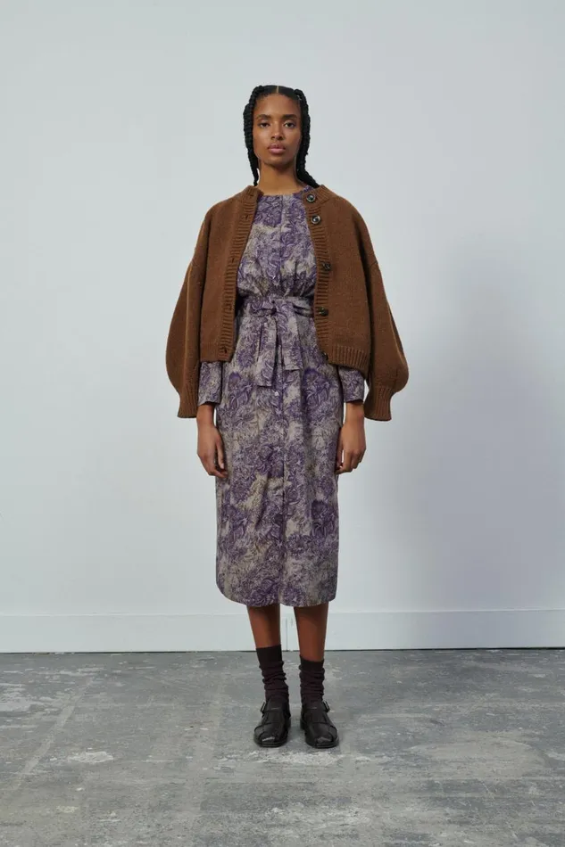 Women VEENA DRESS Chestnutpurple Soeur Dresses