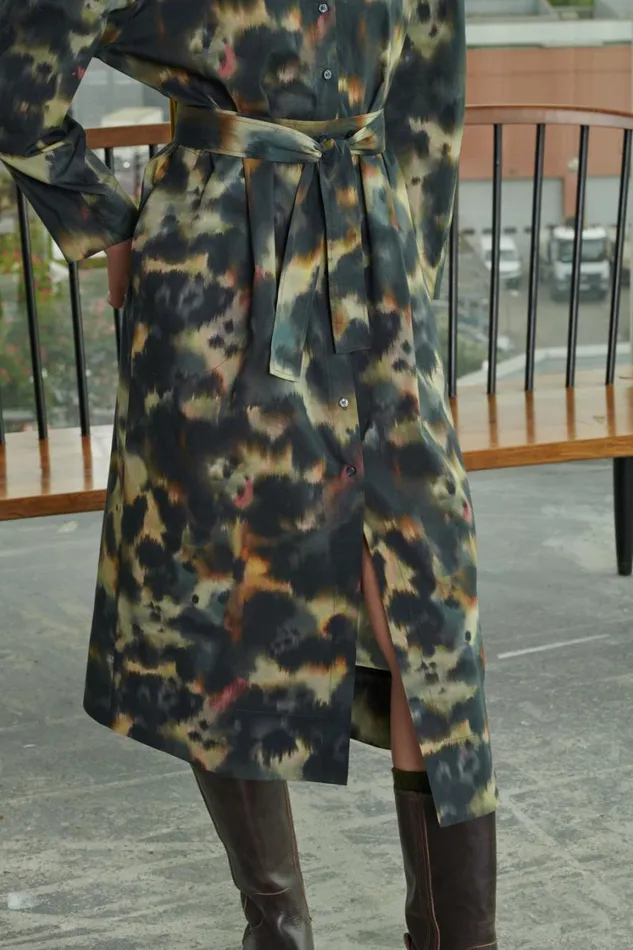 Women VEENA DRESS Multico Anthracite Soeur Dresses