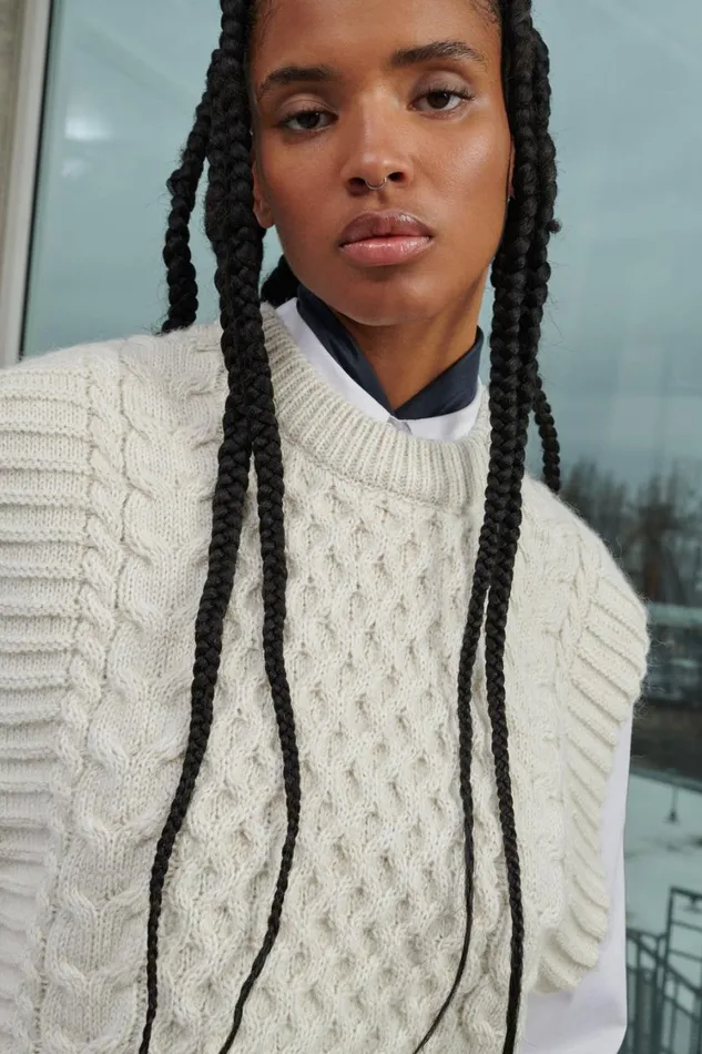 Women VEGAS JUMPER Offwhite Soeur Jumpers and Cardigans