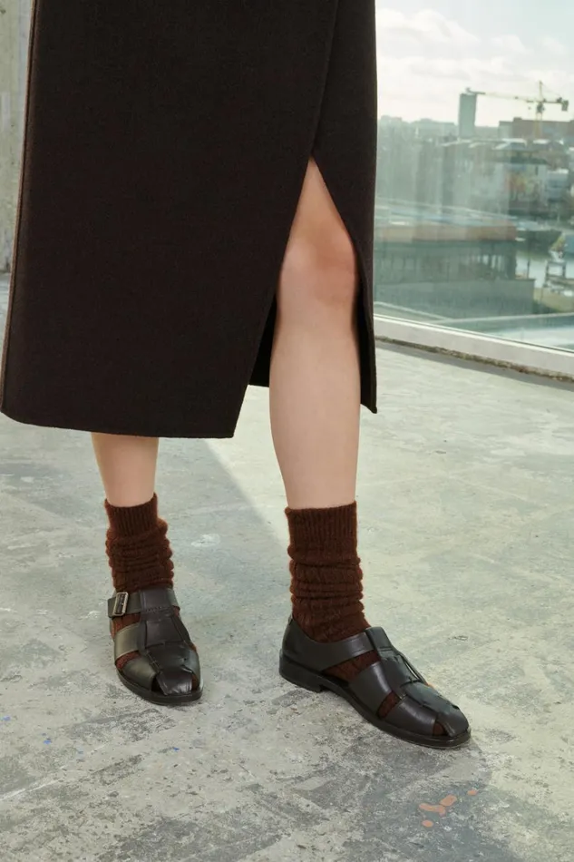 Women VELIKA SANDALS Brown Soeur Shoes