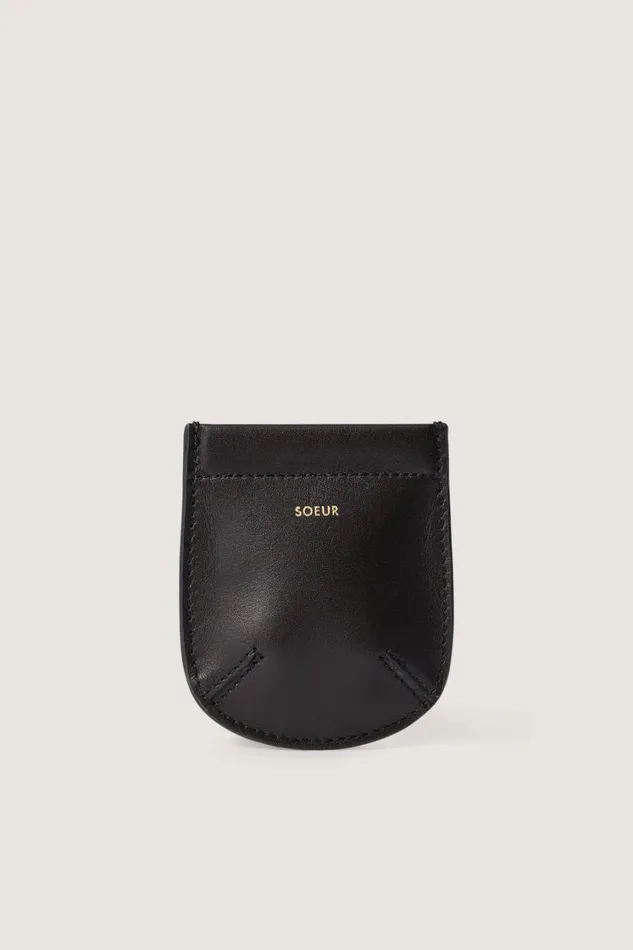 Women VENTI PURSE Black Soeur Small Leather Goods
