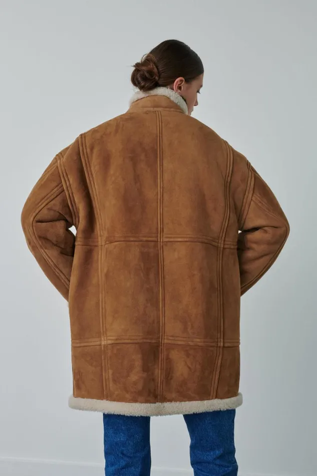 Women VERBIER COAT Honey Soeur Jackets and Coats