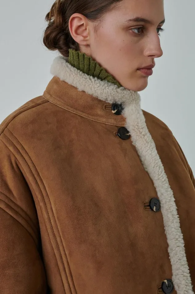 Women VERBIER COAT Honey Soeur Jackets and Coats