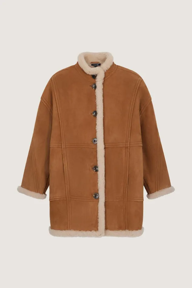 Women VERBIER COAT Honey Soeur Jackets and Coats