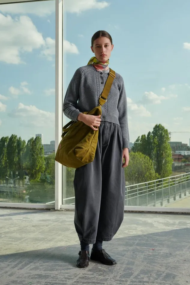 Women VERMONT CARDIGAN Grey Soeur Jumpers and Cardigans