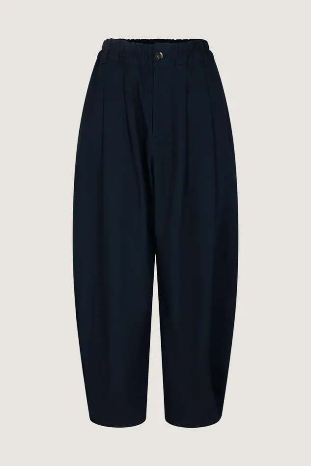 Women VERNON TROUSERS Navy Soeur Trousers