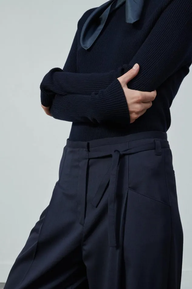 Women VERONA JUMPER Navy Soeur Jumpers and Cardigans