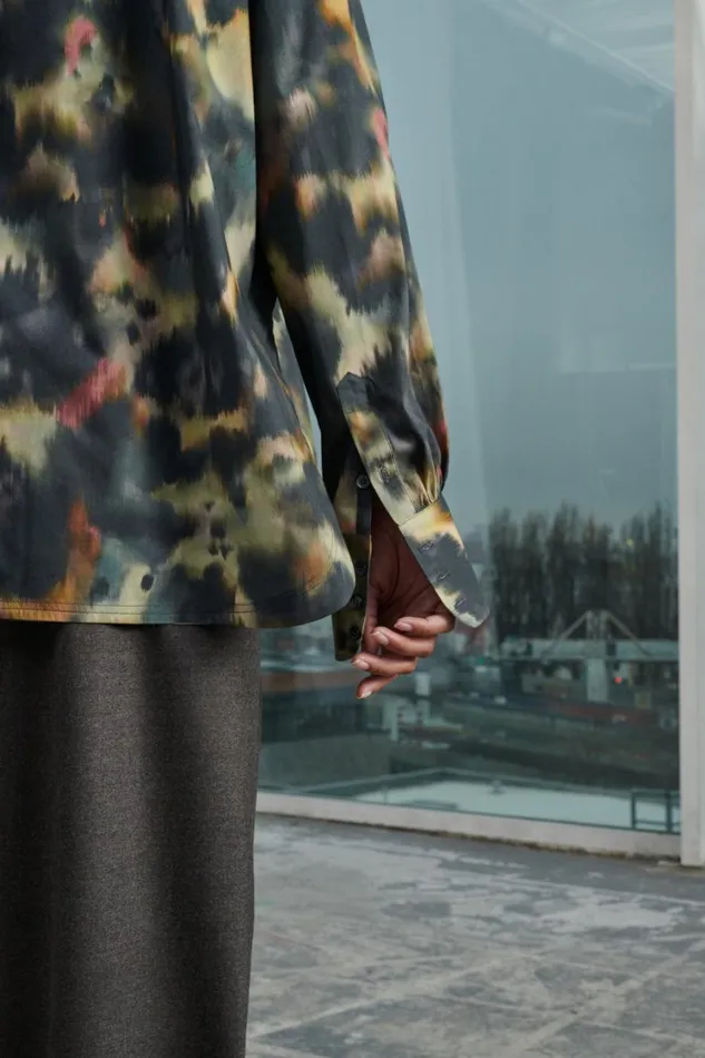 Women VESINET SHIRT Multico Anthracite Soeur Shirts