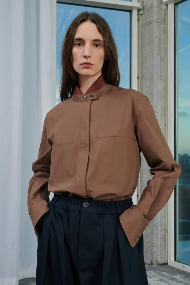 Women VESTA SHIRT Iced Brown Soeur Shirts