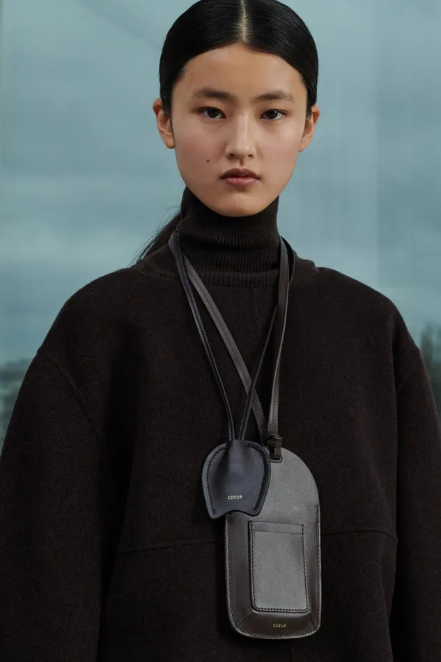 Women VESUVIO PURSE Coal Soeur Small Leather Goods