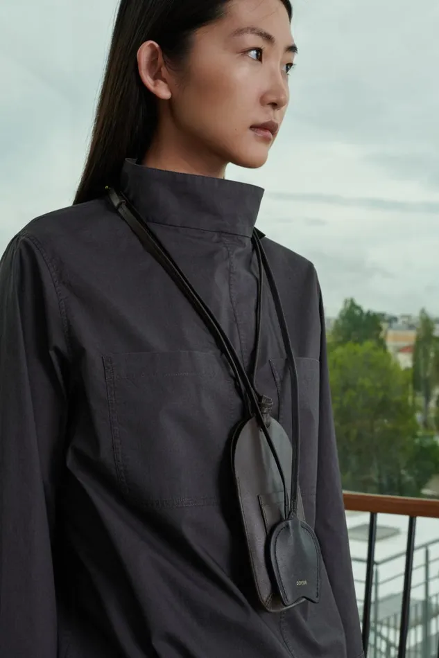 Women VESUVIO PURSE Coal Soeur Small Leather Goods