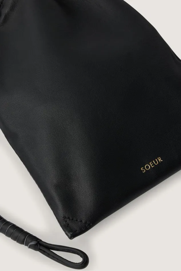 Women VIANA POUCH Black Soeur Mini Bags