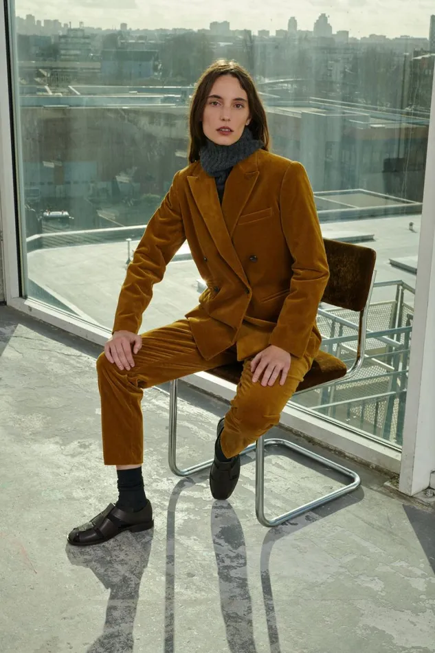 Women VIANNEY TROUSERS Bronze Soeur Trousers