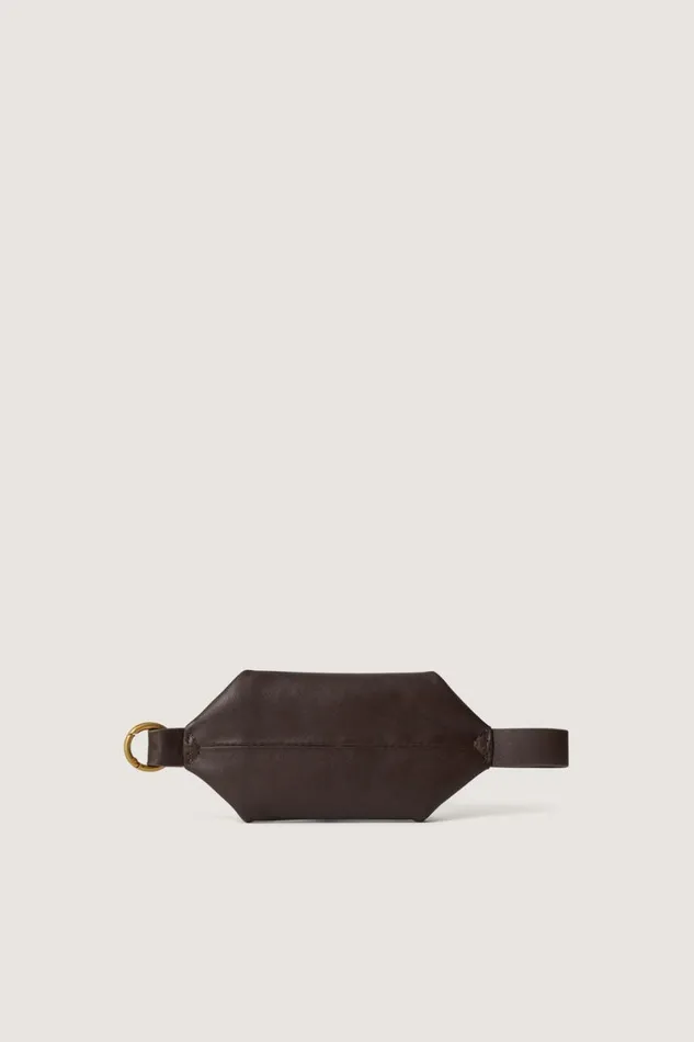 Women VILA BUM BAG Dark Brown Soeur Small Leather Goods