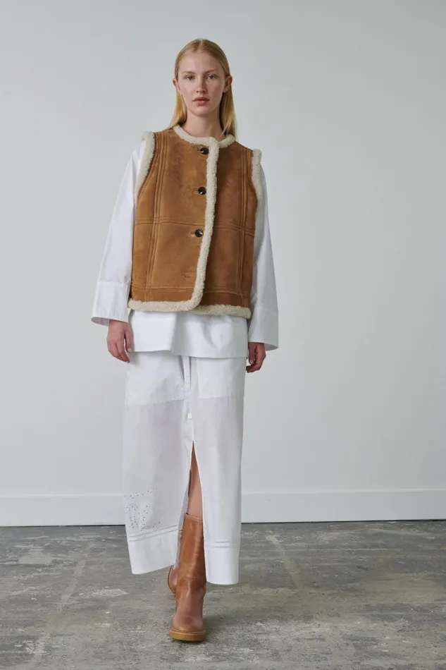 Women VILLAGE WAISTCOAT Honey Soeur Jackets and Coats
