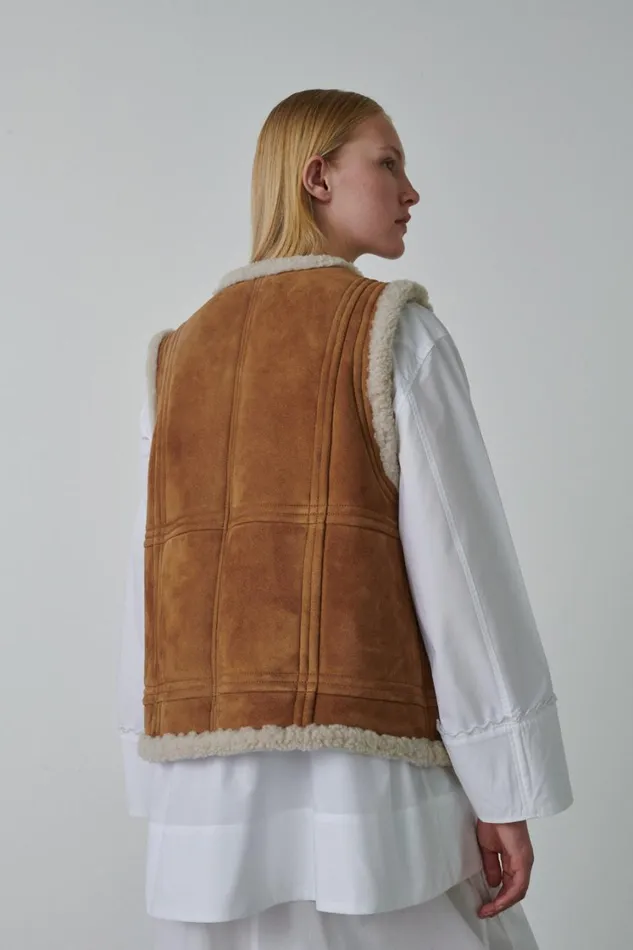 Women VILLAGE WAISTCOAT Honey Soeur Jackets and Coats