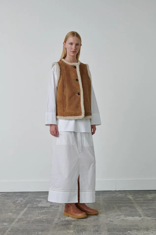 Women VILLAGE WAISTCOAT Honey Soeur Jackets and Coats