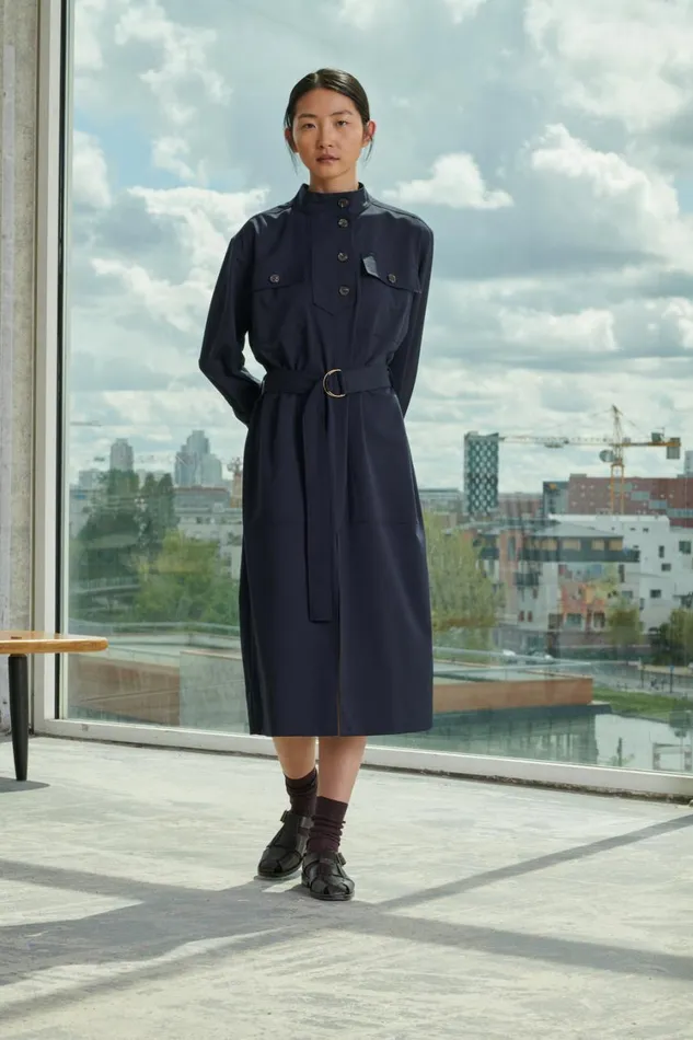 Women VILLAMAR DRESS Navy Soeur Dresses