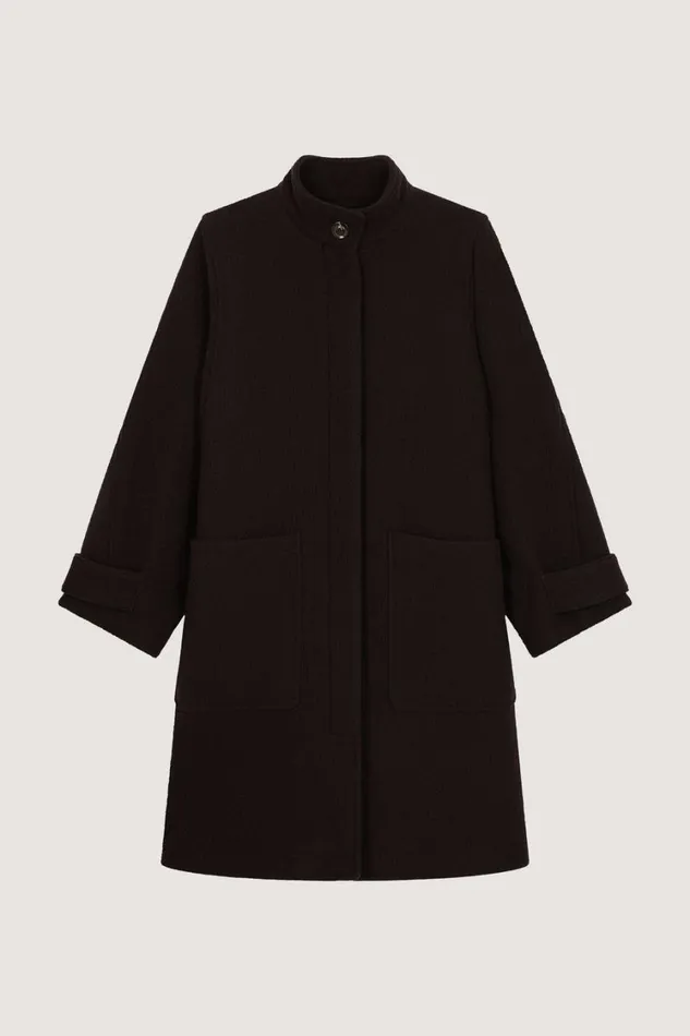 Women VILLANOVA COAT Brown Soeur Jackets and Coats