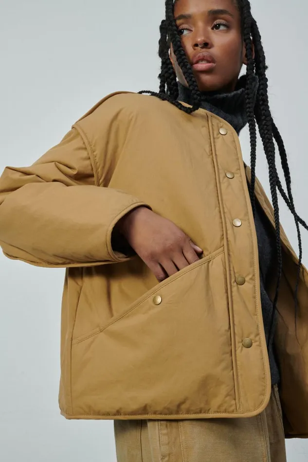 Women VILNIUS JACKET Beige Soeur Jackets and Coats