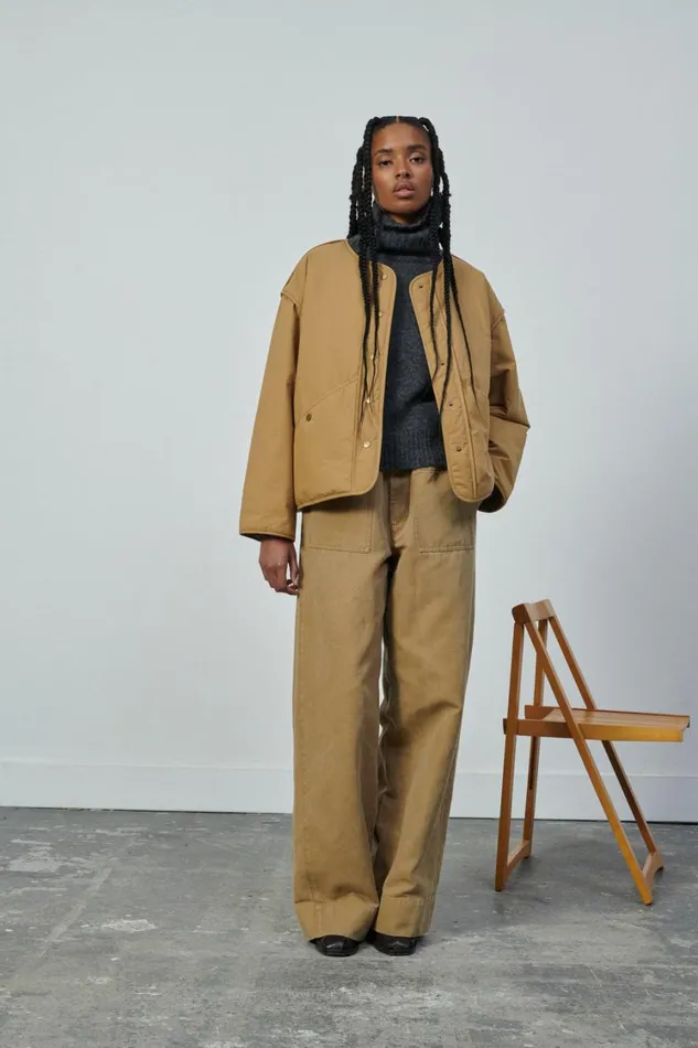Women VILNIUS JACKET Beige Soeur Jackets and Coats