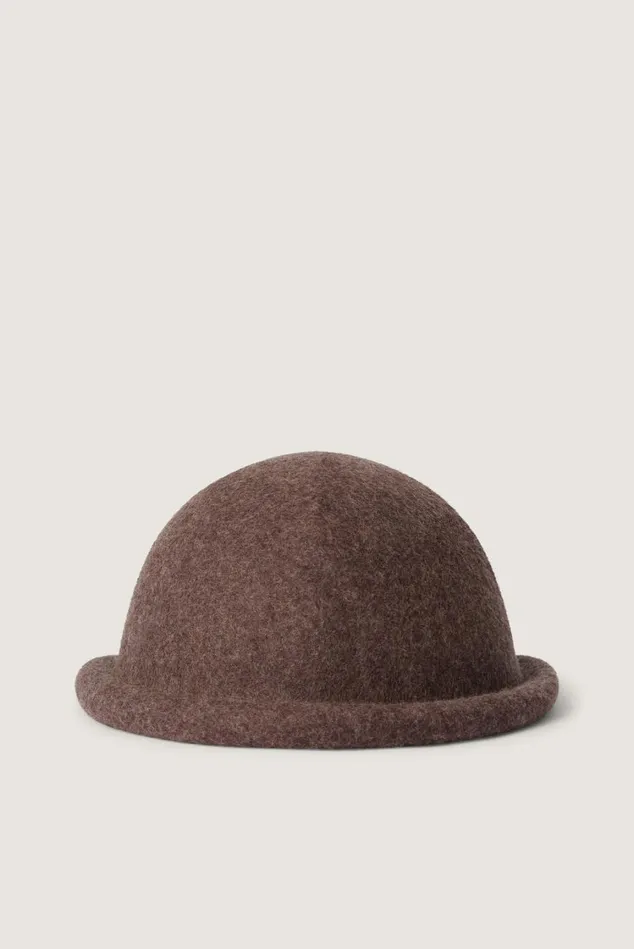 Women VIOLIN HAT Mottled Brown Soeur Hats
