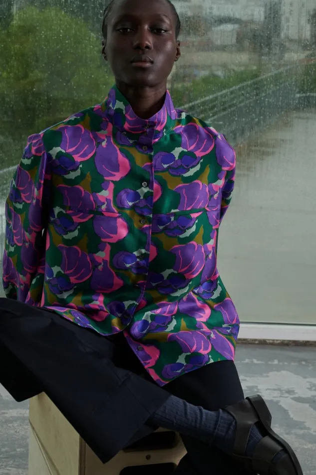 Women VIOLIN SHIRT Multico Pink Soeur Shirts