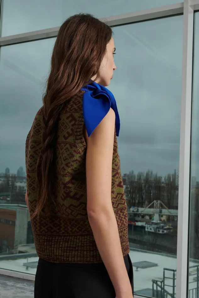 Women VIRGO JUMPER Plumkhaki Soeur Jumpers and Cardigans