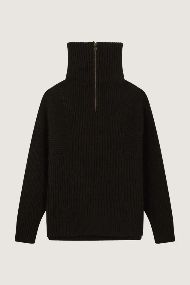 Women VISBY JUMPER Brown Soeur Jumpers and Cardigans