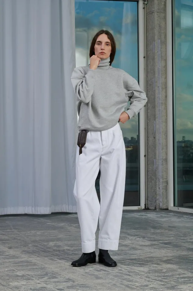 Women VITO JUMPER Mottled Grey Soeur TShirts and Sweatshirts