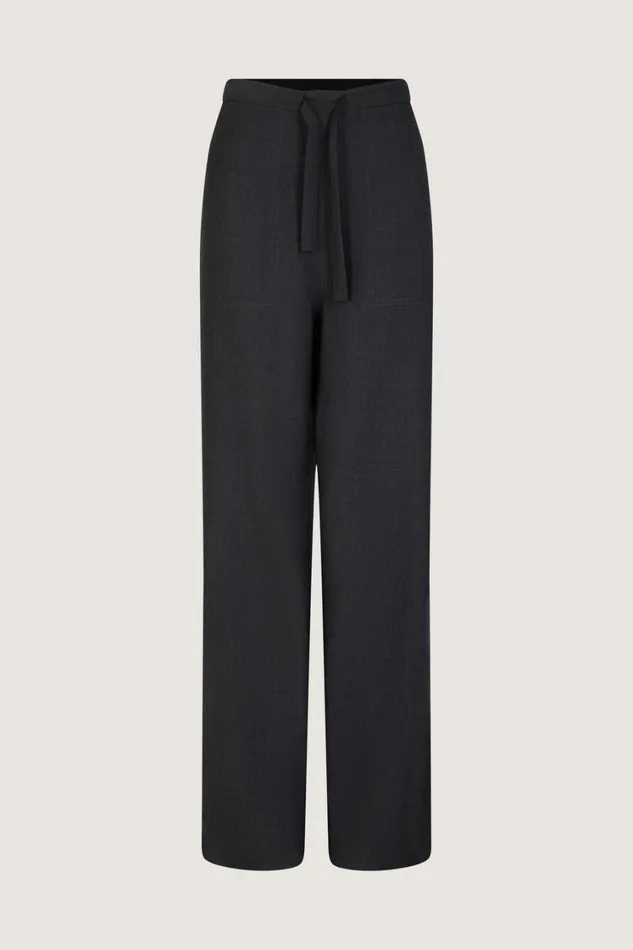 Women VIVIAN TROUSERS Dark Mottled Grey Soeur Trousers
