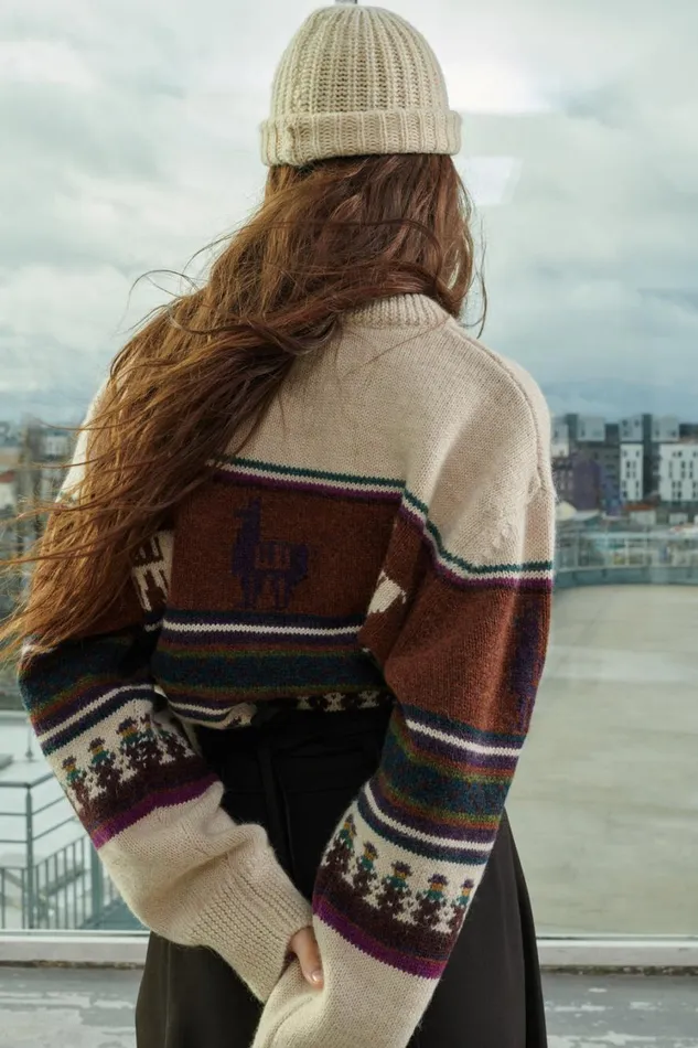 Women VIVIEN JUMPER Multico Offwhite Soeur Jumpers and Cardigans