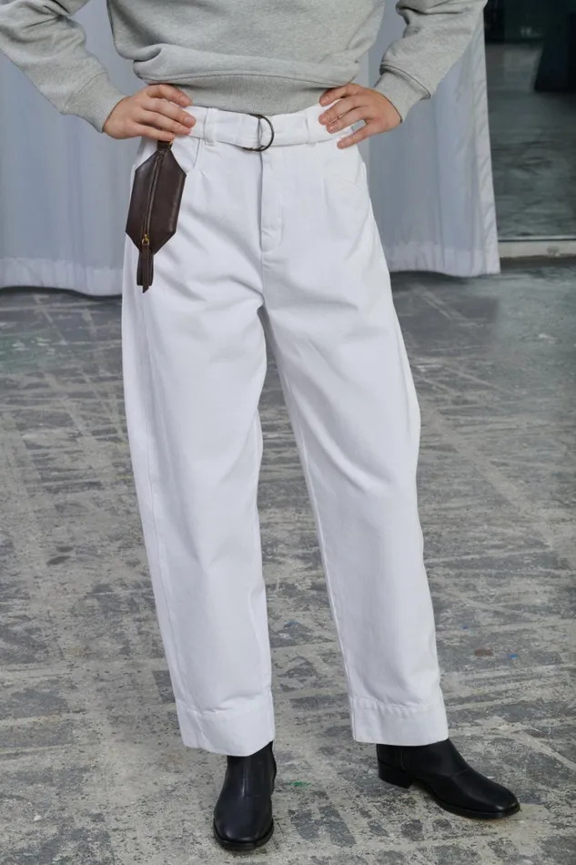 Women VOLAGE JEANS White Soeur Trousers