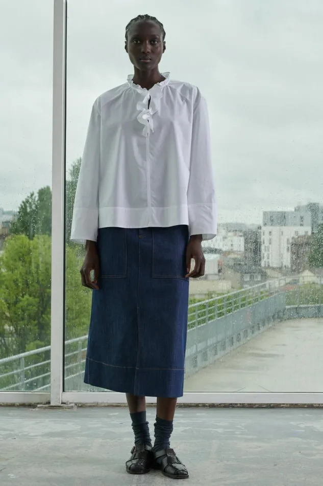 Women VOLOS SKIRT Raw Denim Soeur Skirts and Shorts