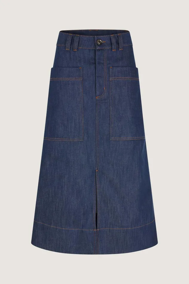Women VOLOS SKIRT Raw Denim Soeur Skirts and Shorts