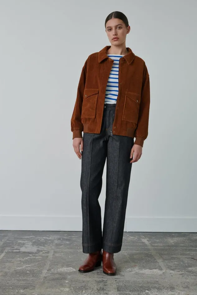 Women VOLTAIRE JACKET Rust Soeur Jackets and Coats