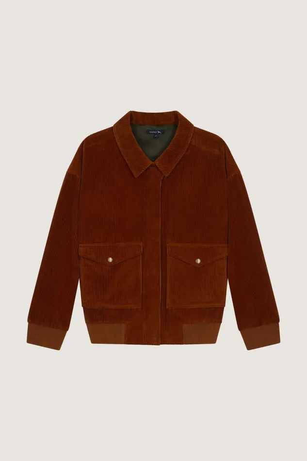 Women VOLTAIRE JACKET Rust Soeur Jackets and Coats
