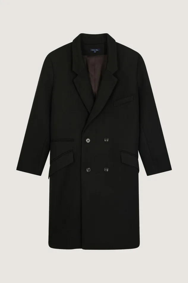 Women WADDEN COAT Black Soeur Jackets and Coats