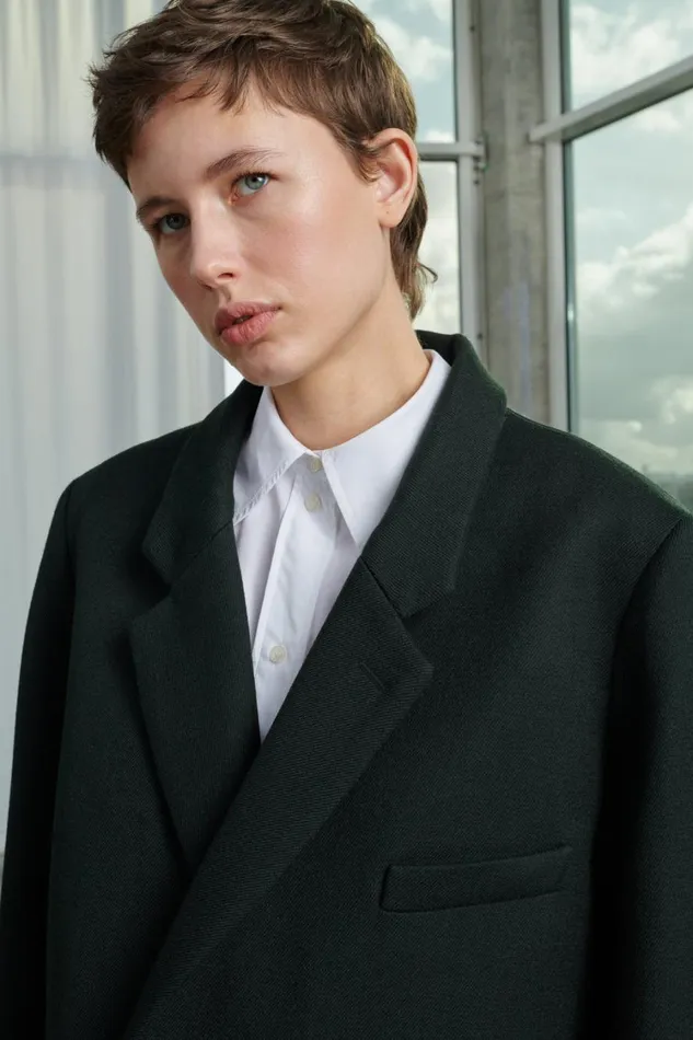 Women WADDEN COAT Black Soeur Jackets and Coats