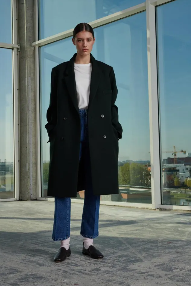 Women WADDEN COAT Black Soeur Jackets and Coats