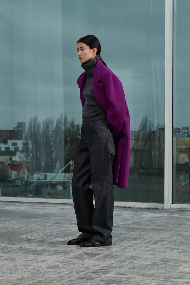 Women WADDEN COAT Fushia Soeur Jackets and Coats