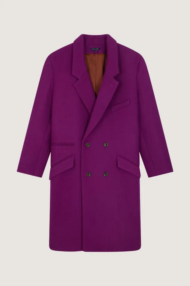 Women WADDEN COAT Fushia Soeur Jackets and Coats