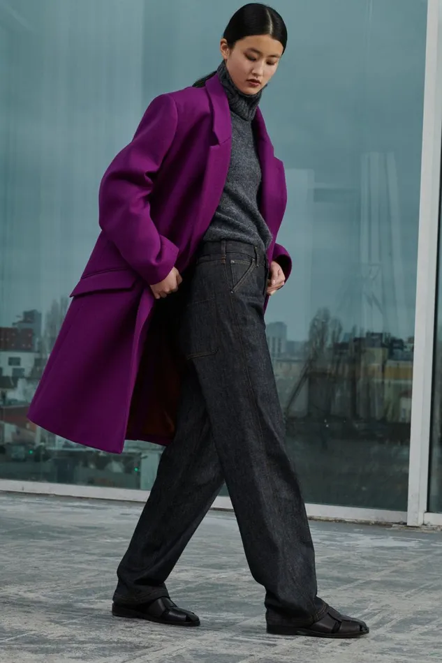 Women WADDEN COAT Fushia Soeur Jackets and Coats