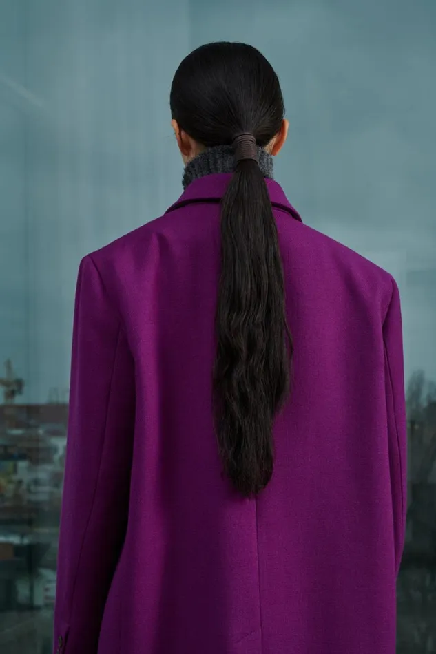 Women WADDEN COAT Fushia Soeur Jackets and Coats