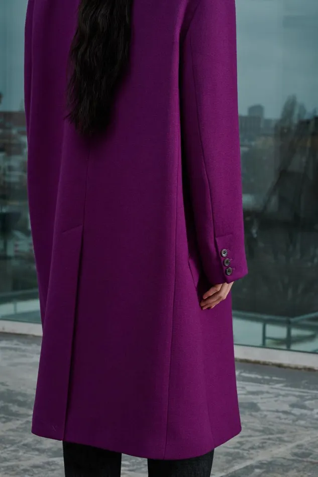 Women WADDEN COAT Fushia Soeur Jackets and Coats
