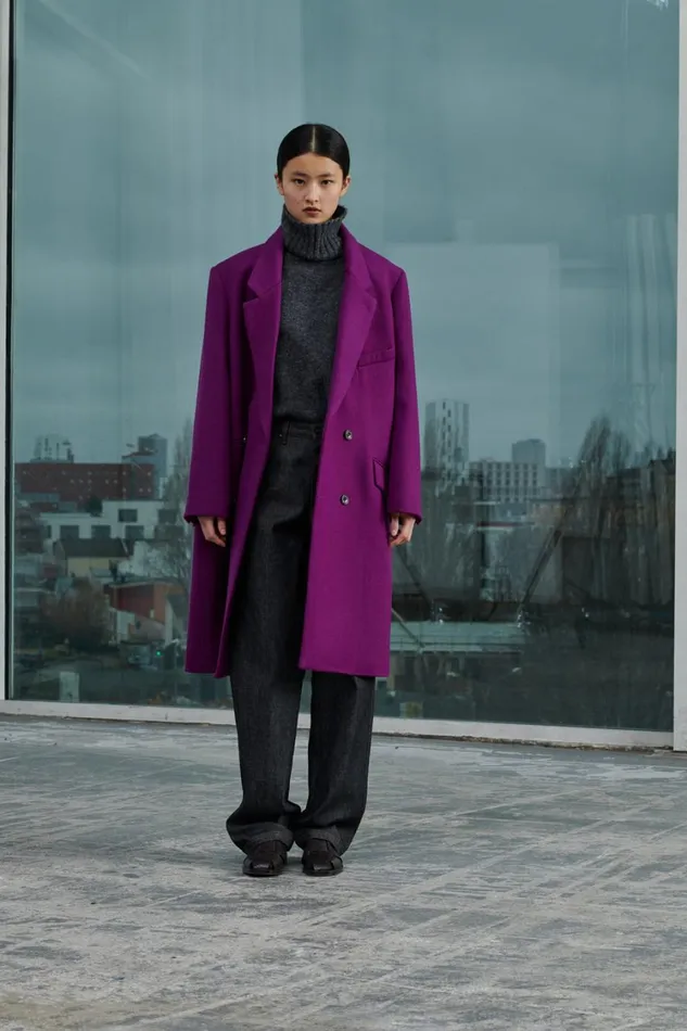 Women WADDEN COAT Fushia Soeur Jackets and Coats