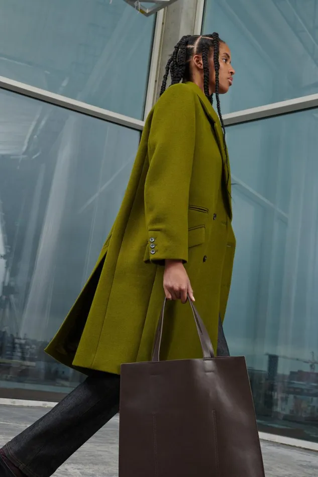 Women WADDEN COAT Green Soeur Jackets and Coats
