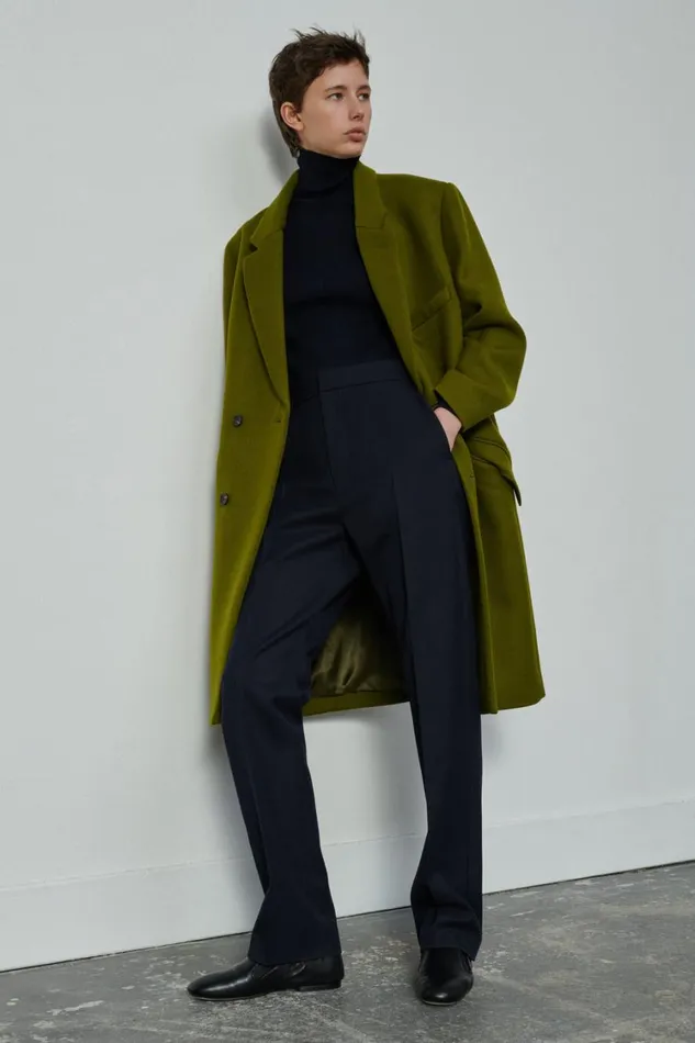 Women WADDEN COAT Green Soeur Jackets and Coats