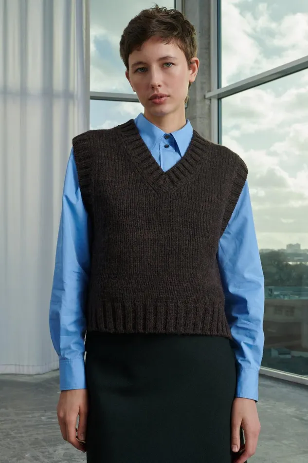 Women WADE JUMPER Brown Soeur Jumpers and Cardigans